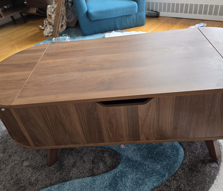 Brown Lift Top Coffee Table - photo 4
