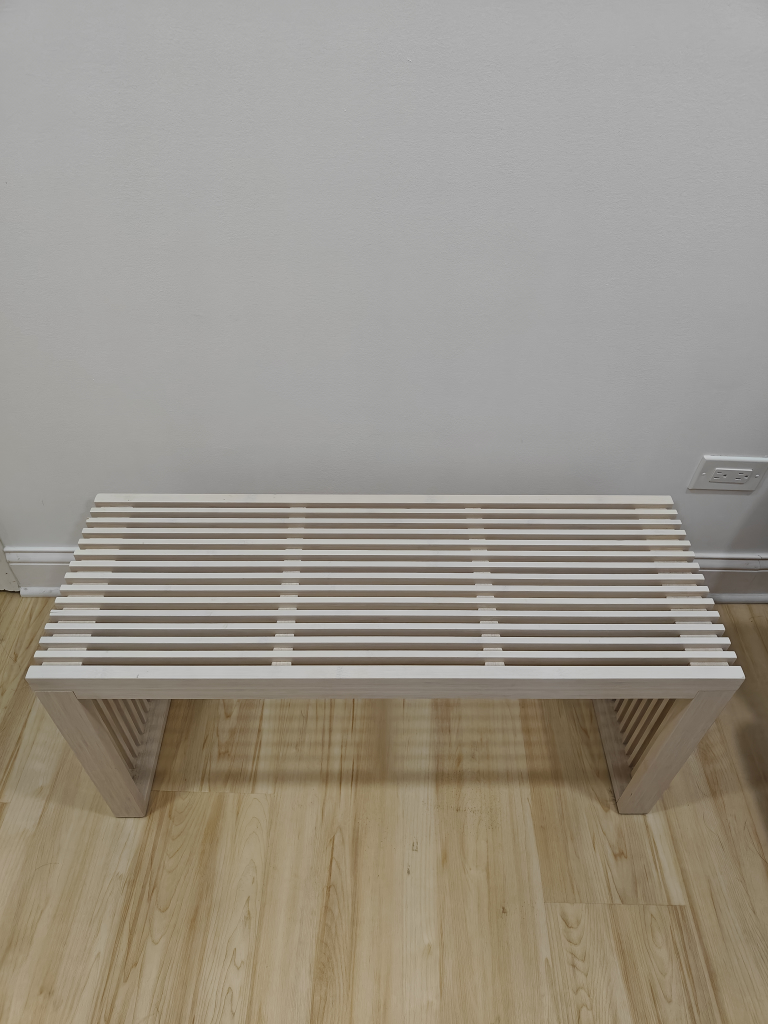 Light Wood Bench