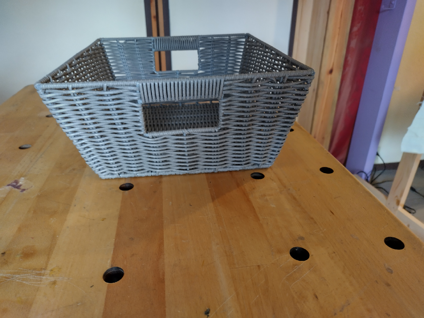 Woven Storage Basket - Gray - photo 3