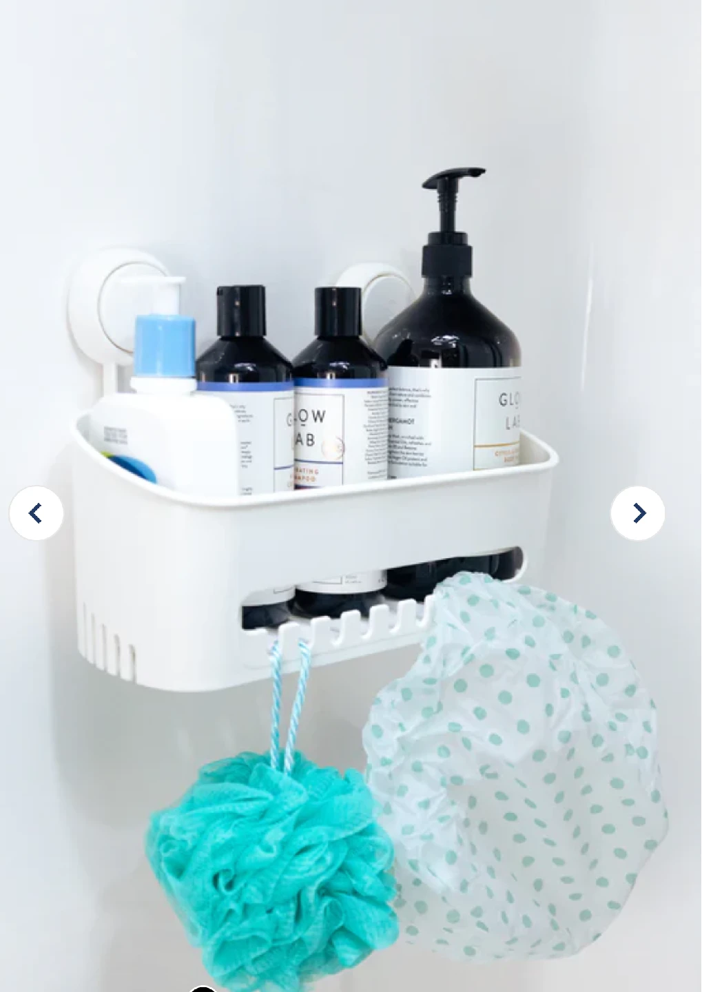 Shower Caddy Hanging Shelf, Strong Suction, no.drilling
