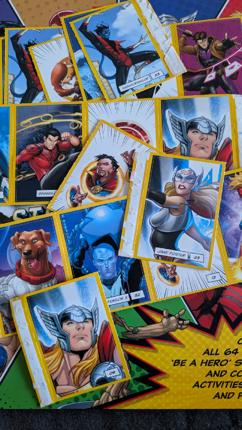 Marvel Hero Trading Cards Loblaw's thumbnail
