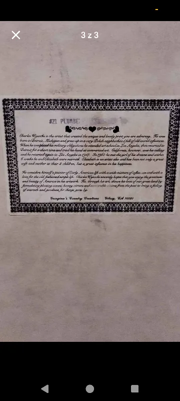 Framed Charles Wysocki Print image indicator(2)