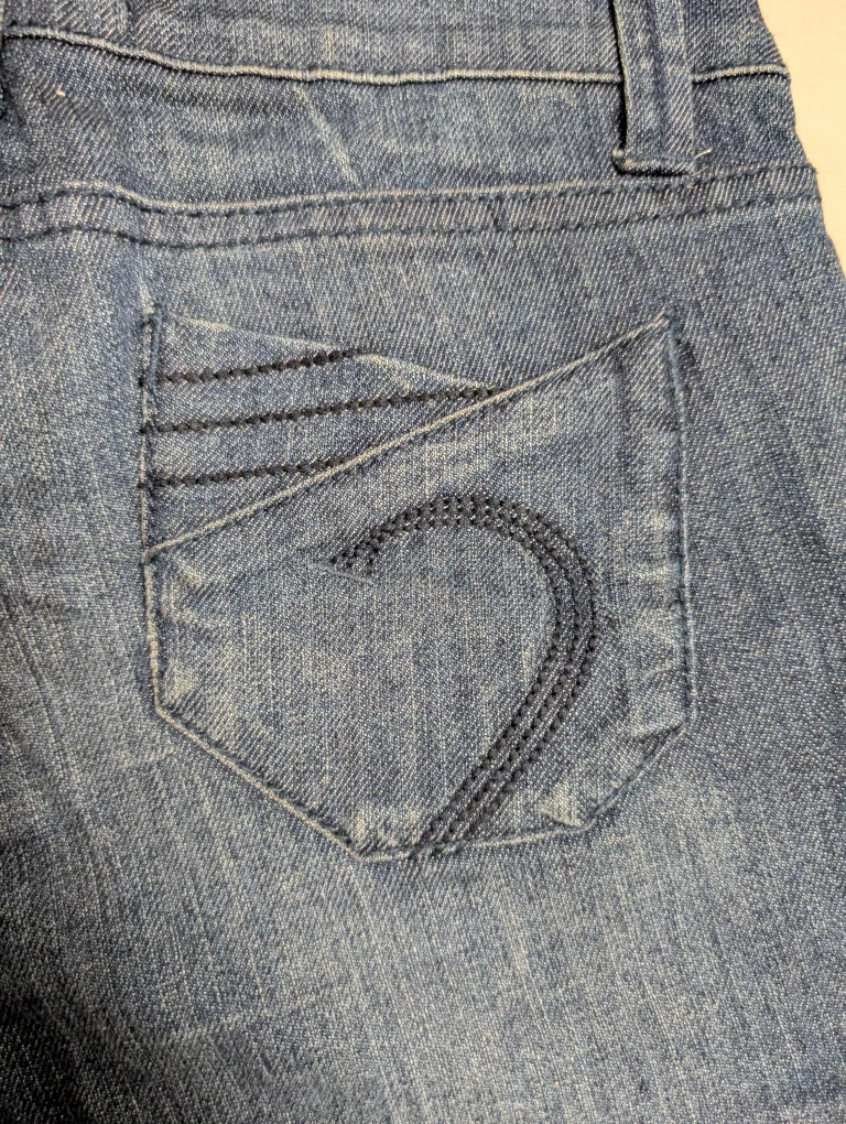 UB Jeans Vintage Wide Leg Jean Shorts image indicator(4)