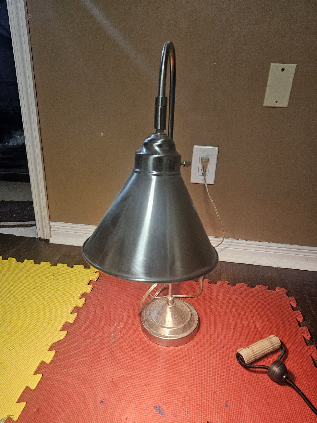 Silver Desk Lamp - photo 2