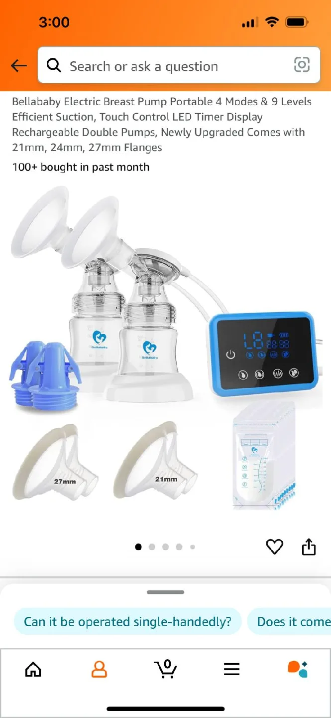 Bellababy Electric Breast Pump Double image indicator(2)