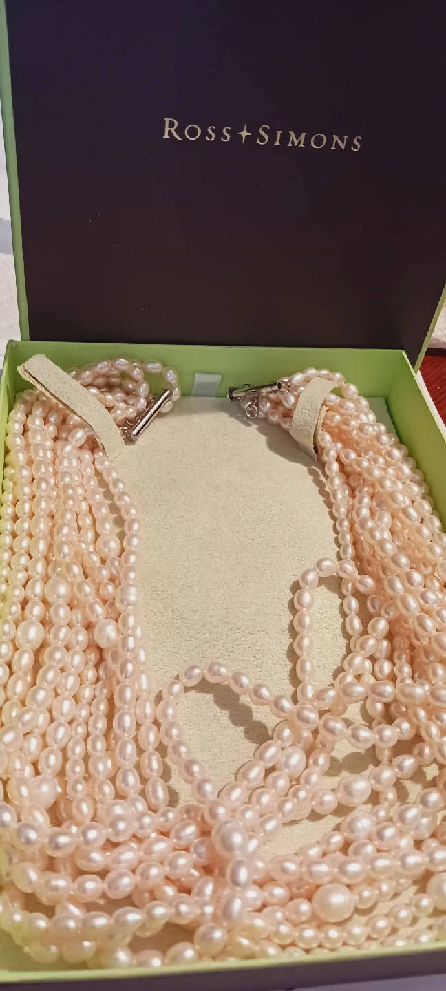 ROSS SIMONS Cultured Pearl 12 Strand Necklace thumbnail
