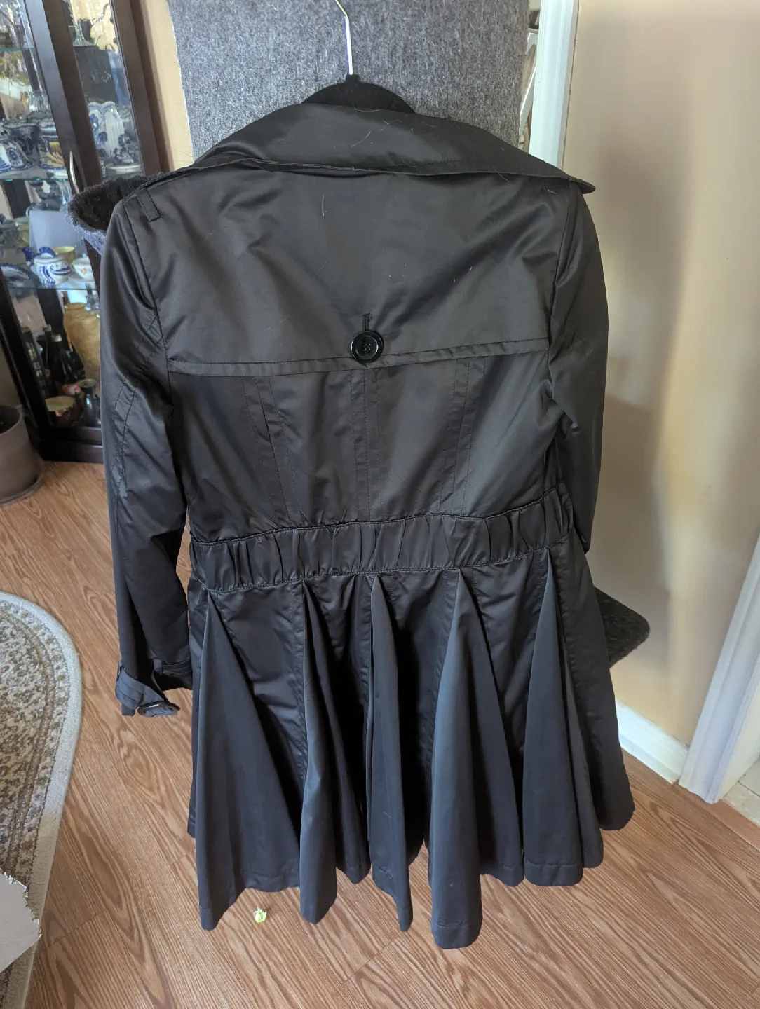 Zara Basic Black Trench Coat image indicator(2)