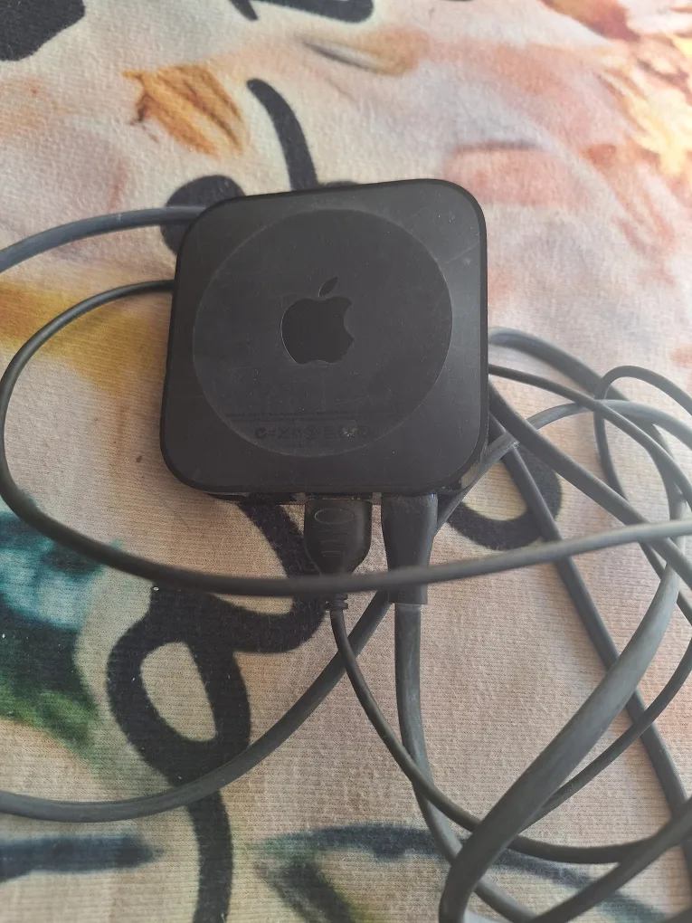 Apple TV box & 46 Samsung Flat-screen TV image indicator(3)