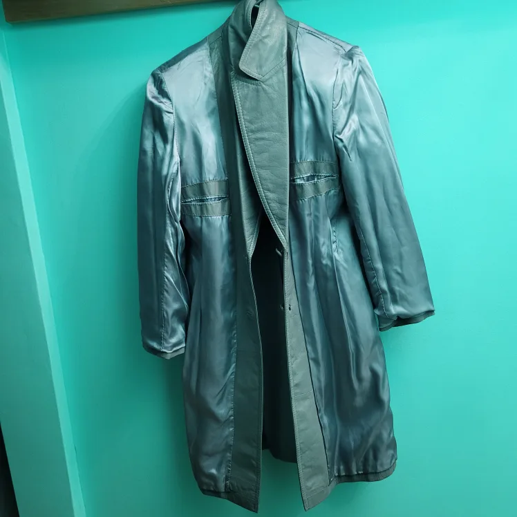 Leopard W.M. Leather Coat. Small image indicator(3)