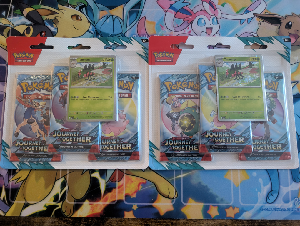 Pokémon TCG: Journey Together 3 pack blister