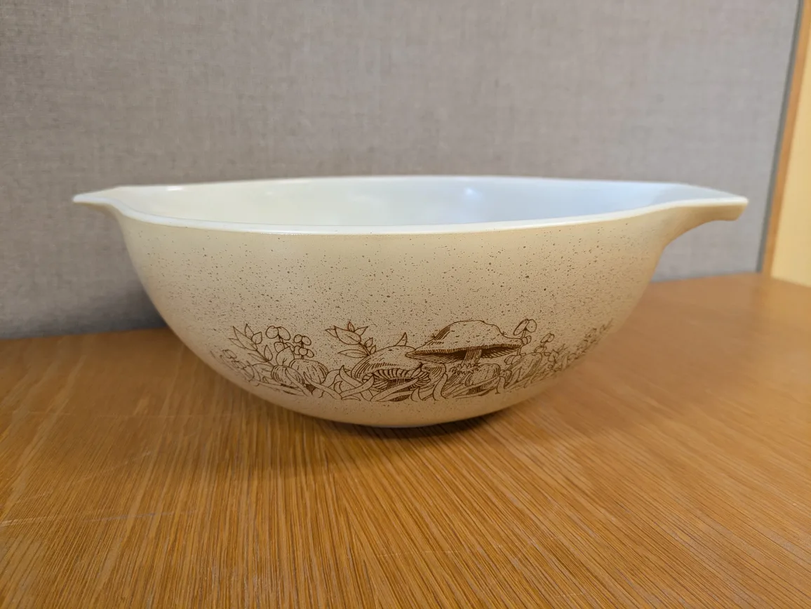 vintage PYREX Forest Fancies cinderella mixing bowl set image indicator(8)