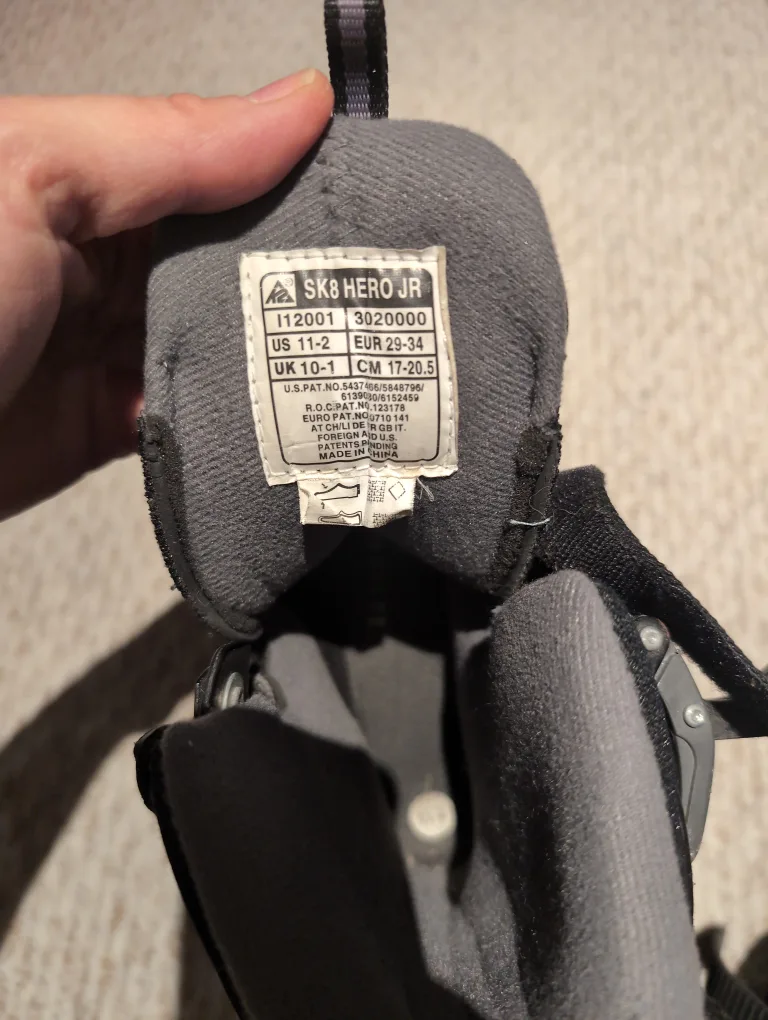 K2 Hero Jr Inline Skates Size US 11-2 image indicator(2)