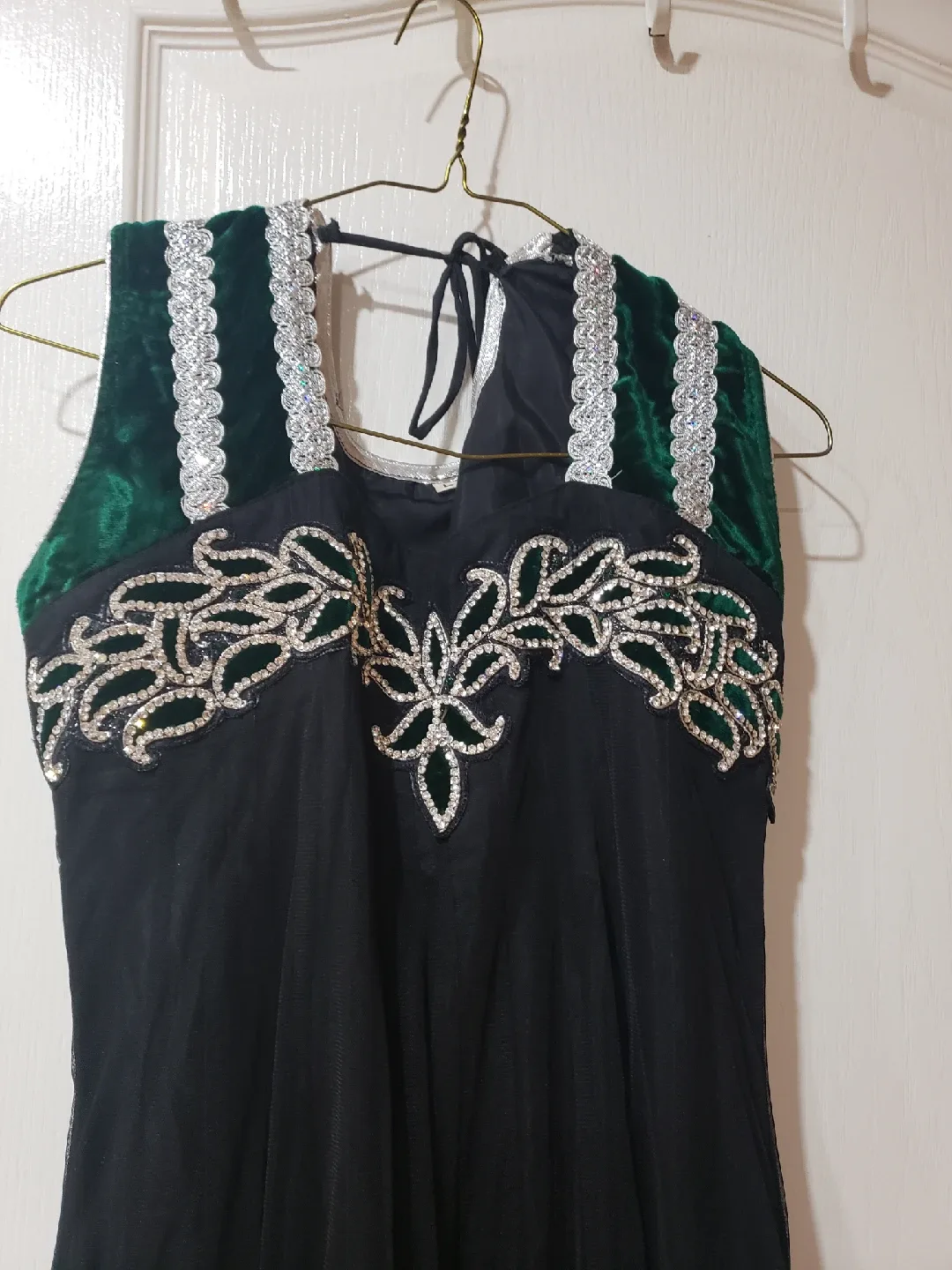 Black Anarkali Dress with Dupatta image indicator(2)