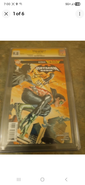Batman and Robin #1 DC Comic Signed