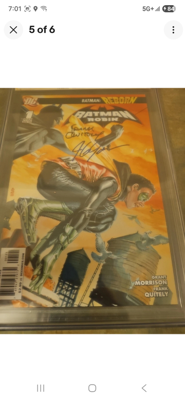 Batman and Robin #1 DC Comic Signed - photo 4