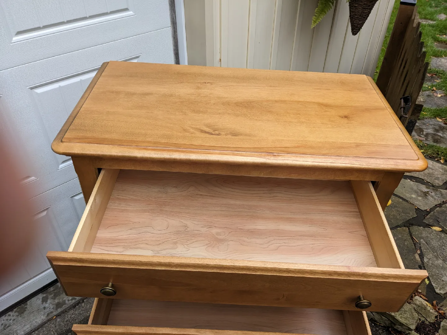 5 Drawer Tallboy Dresser in Solid Maple - Like New image indicator(7)