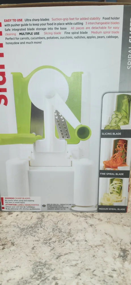 Starfrit Spiral Slicer with 3 Blades - New in Box! image indicator(2)