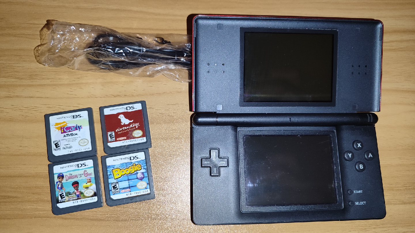 Nintendo DS Lite with Games & Charger - photo 2