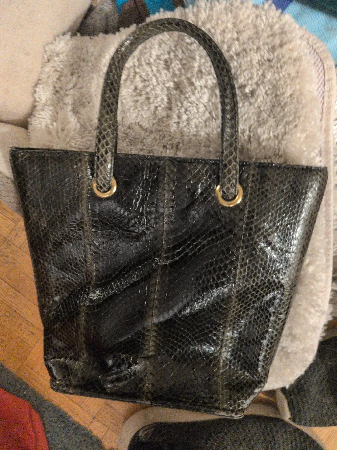 Fendi Snakeskin Leather Handbag