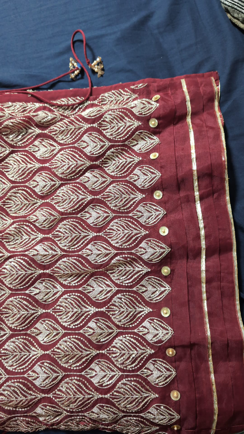 Maroon Embroidered Kurti - photo 3