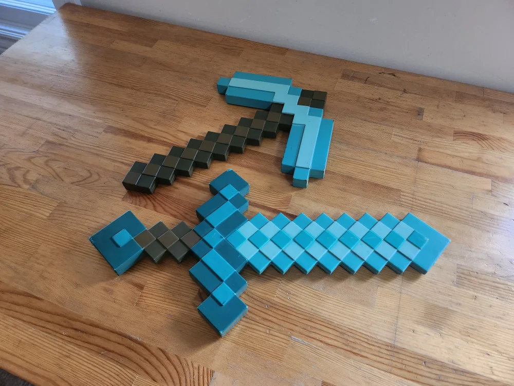 Minecraft Sword and Pickaxe image indicator(4)