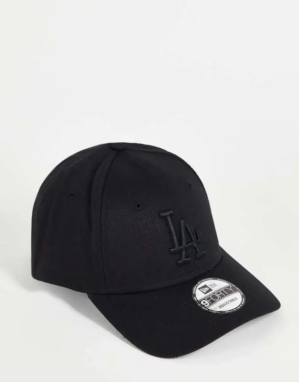 New Era "9FORTY" LA Dodgers Men's Snapback Cap - Blackout image indicator(2)