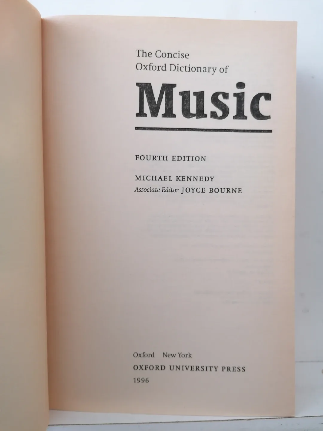 Oxford Concise Dictionary of Music by Michael Kennedy image indicator(3)