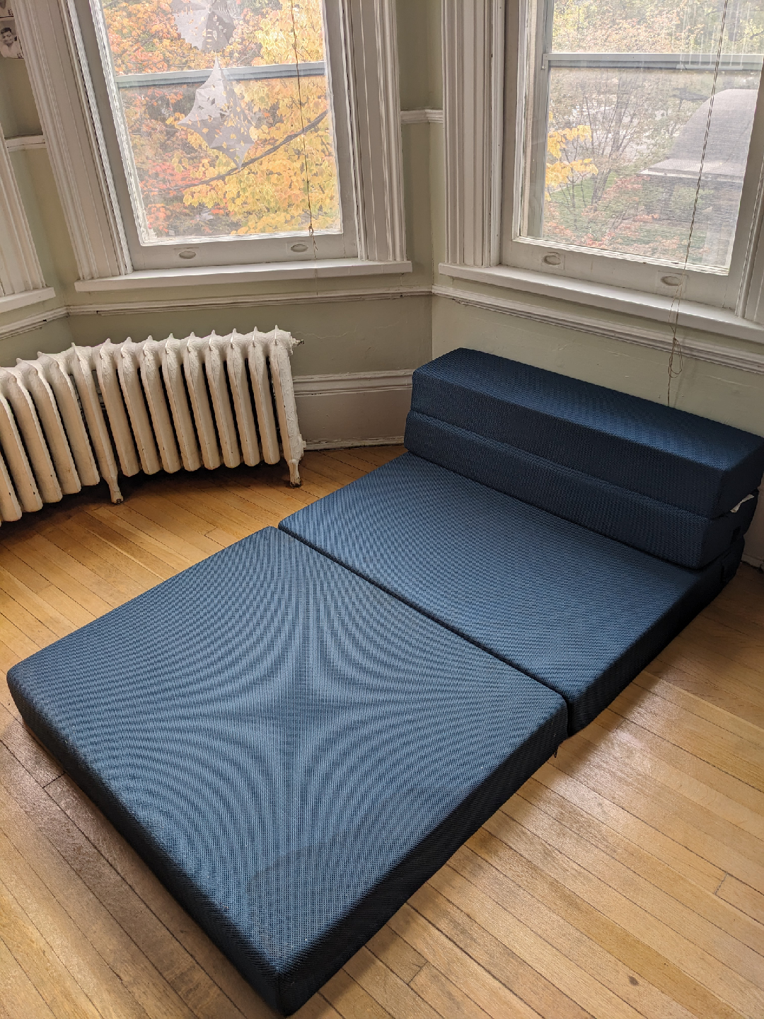 Navy Blue Folding Foam Mattress - photo 2