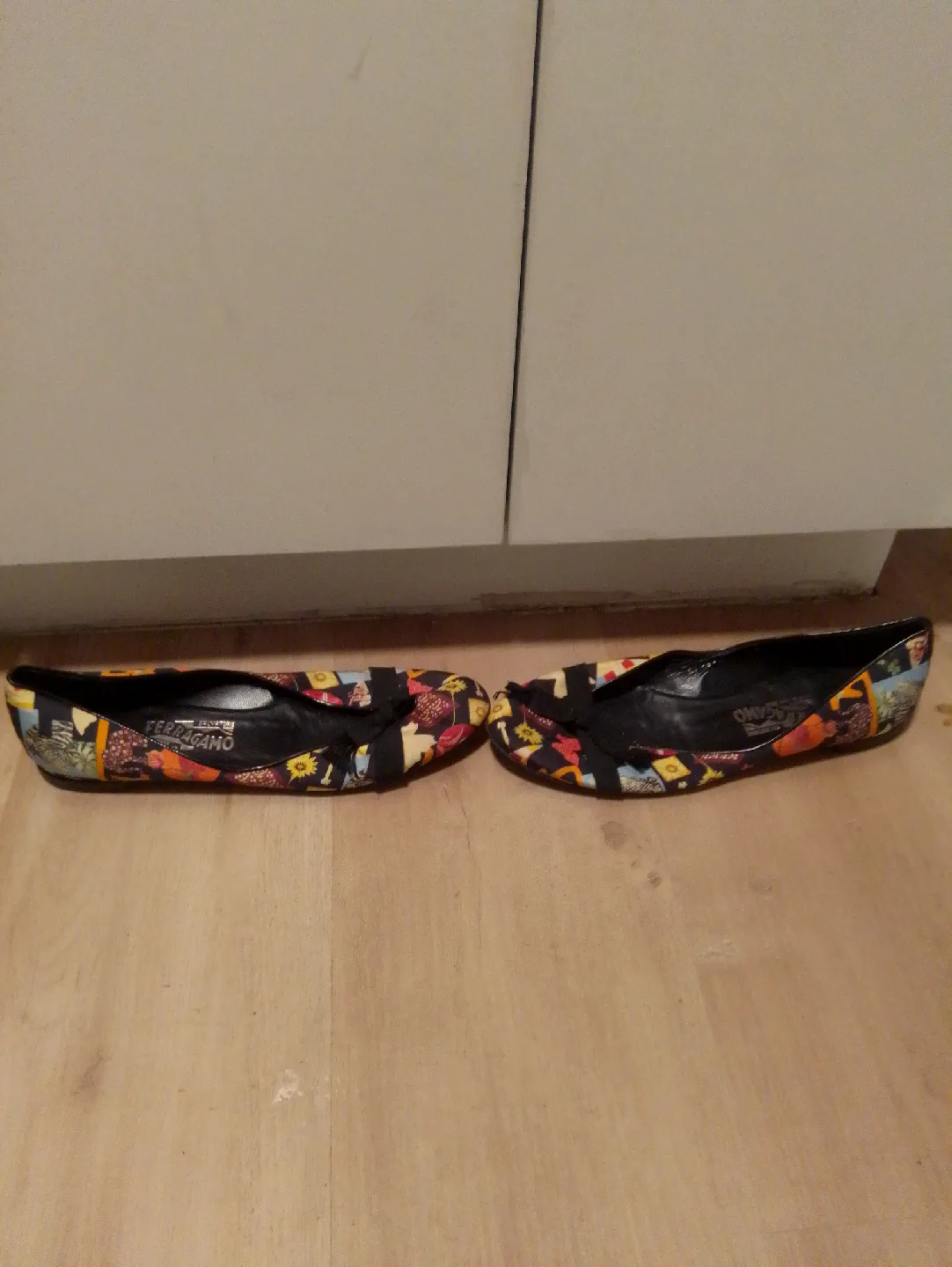 Salvatore Ferragamo Printed Ballet Flats image indicator(2)