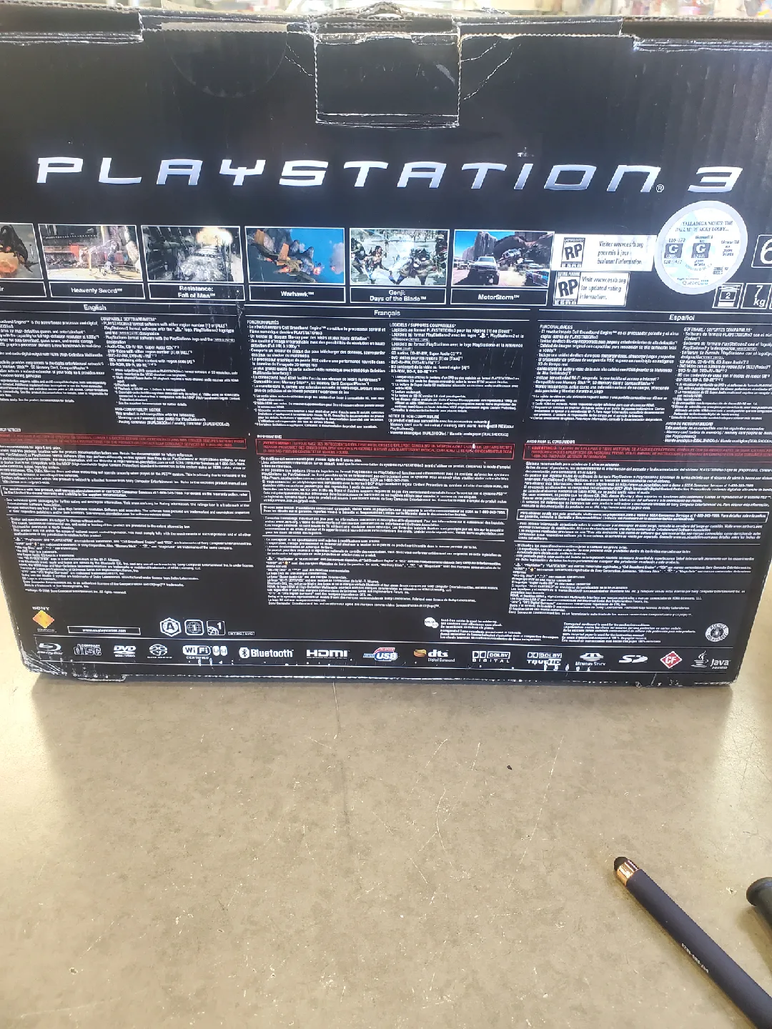 PlayStation 3 (PS3)  Backwards Compatible 60GB Console image indicator(2)
