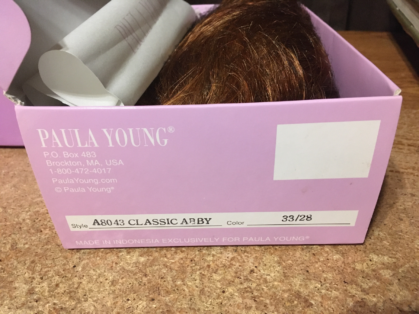 Two Paula Young A8043 Classic Abby Wig Color 33/28 A1279 Montana - photo 2