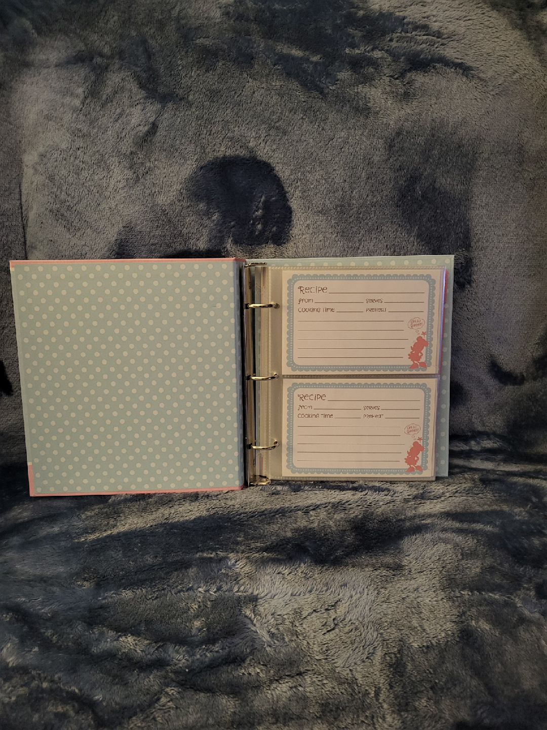 Reduced New Disney Minnie Mouse Recipe Binder - photo 2