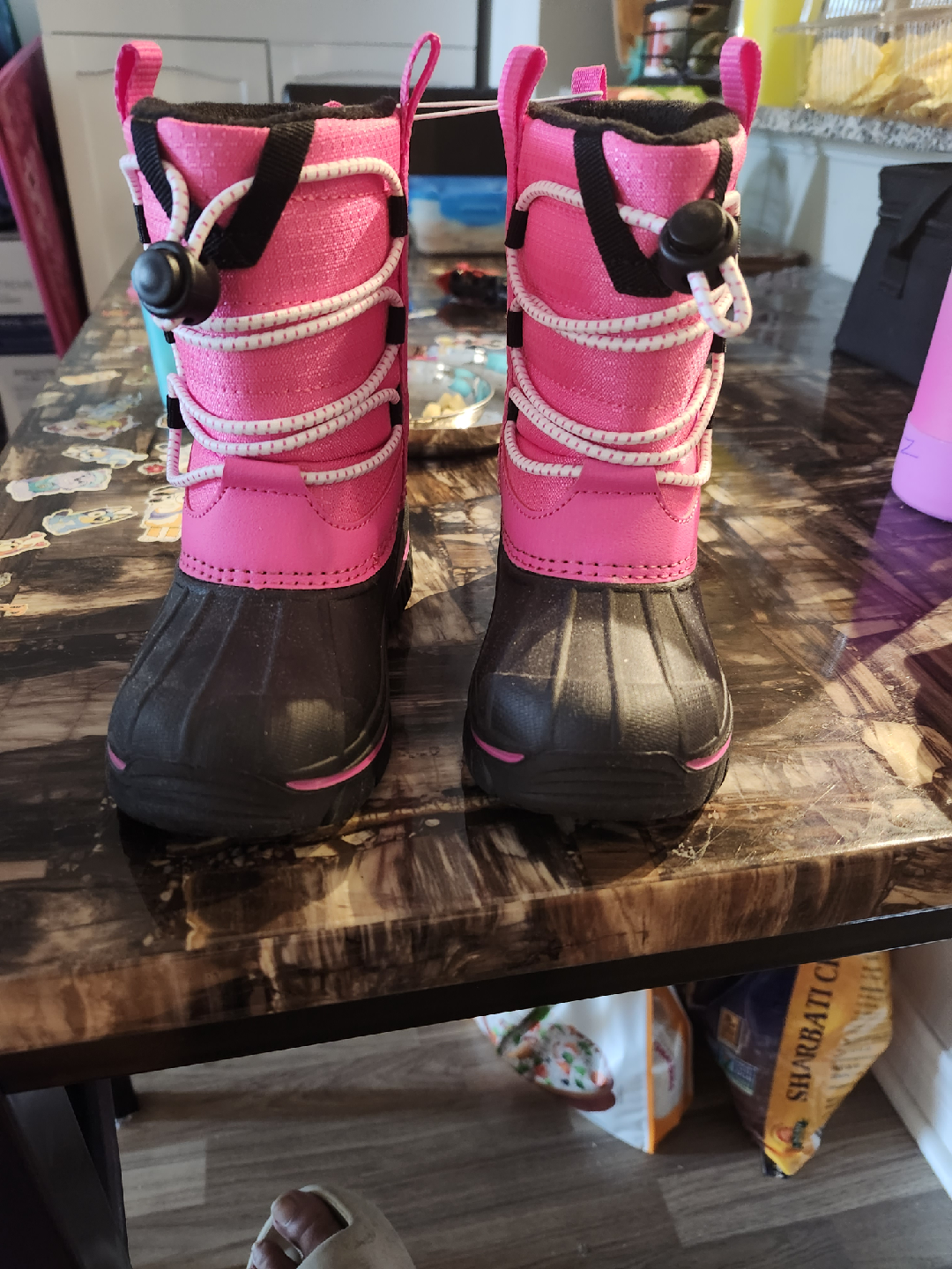 Pink Winter Snow Boots - Size 9 - photo 2