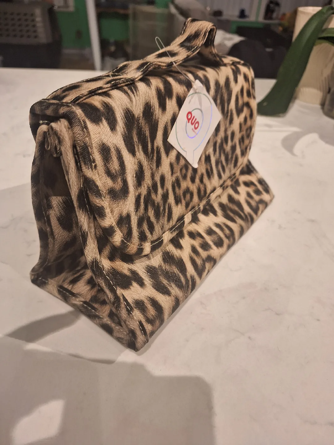 Quo Leopard Print Makeup Bag image indicator(4)