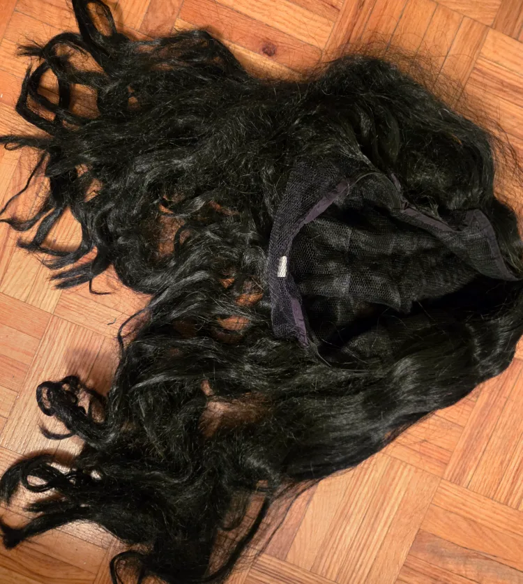 🥕🥕🥕Black Curly Wig image indicator(4)