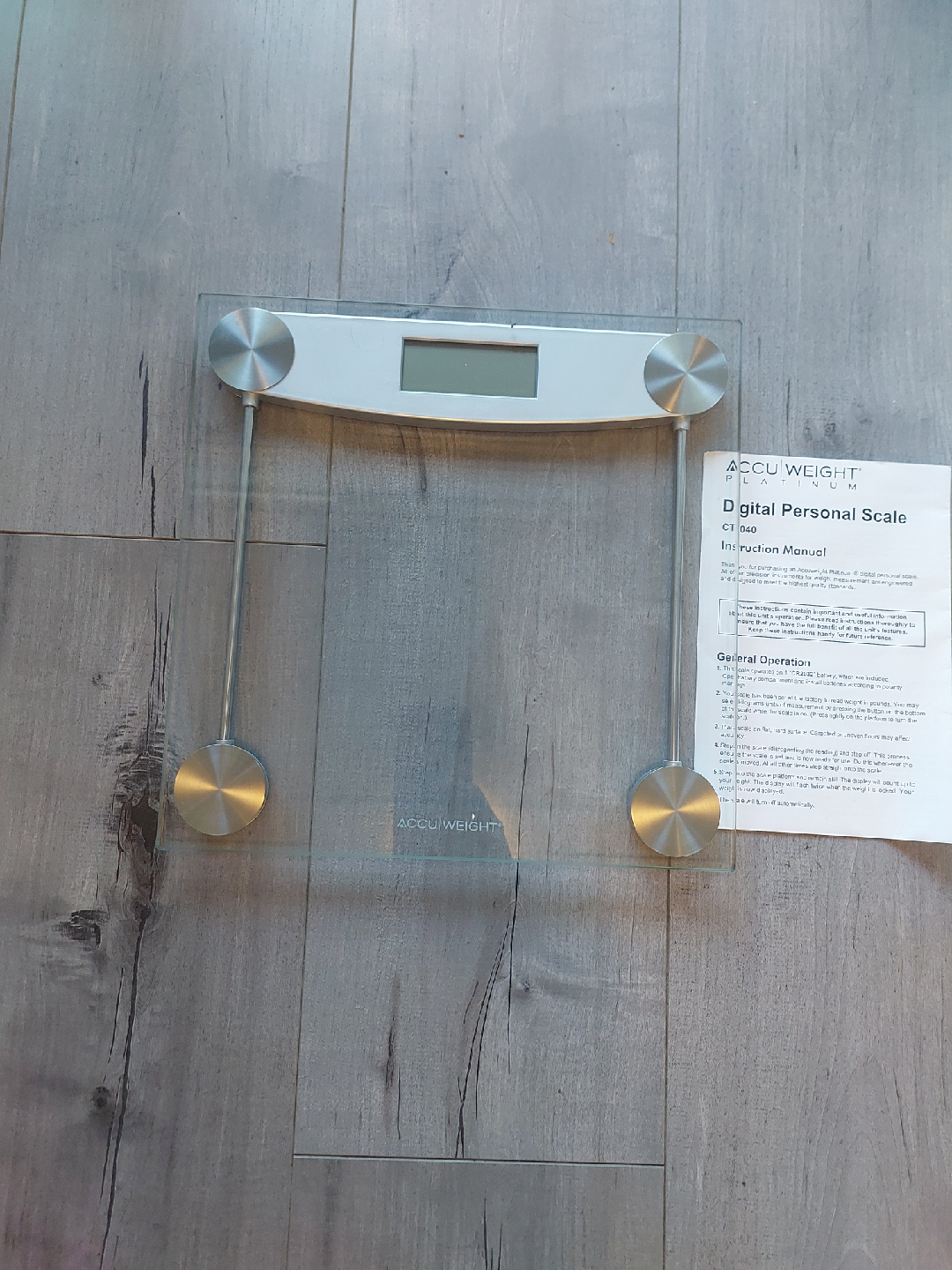 Accuweight Platinum Digital Scale