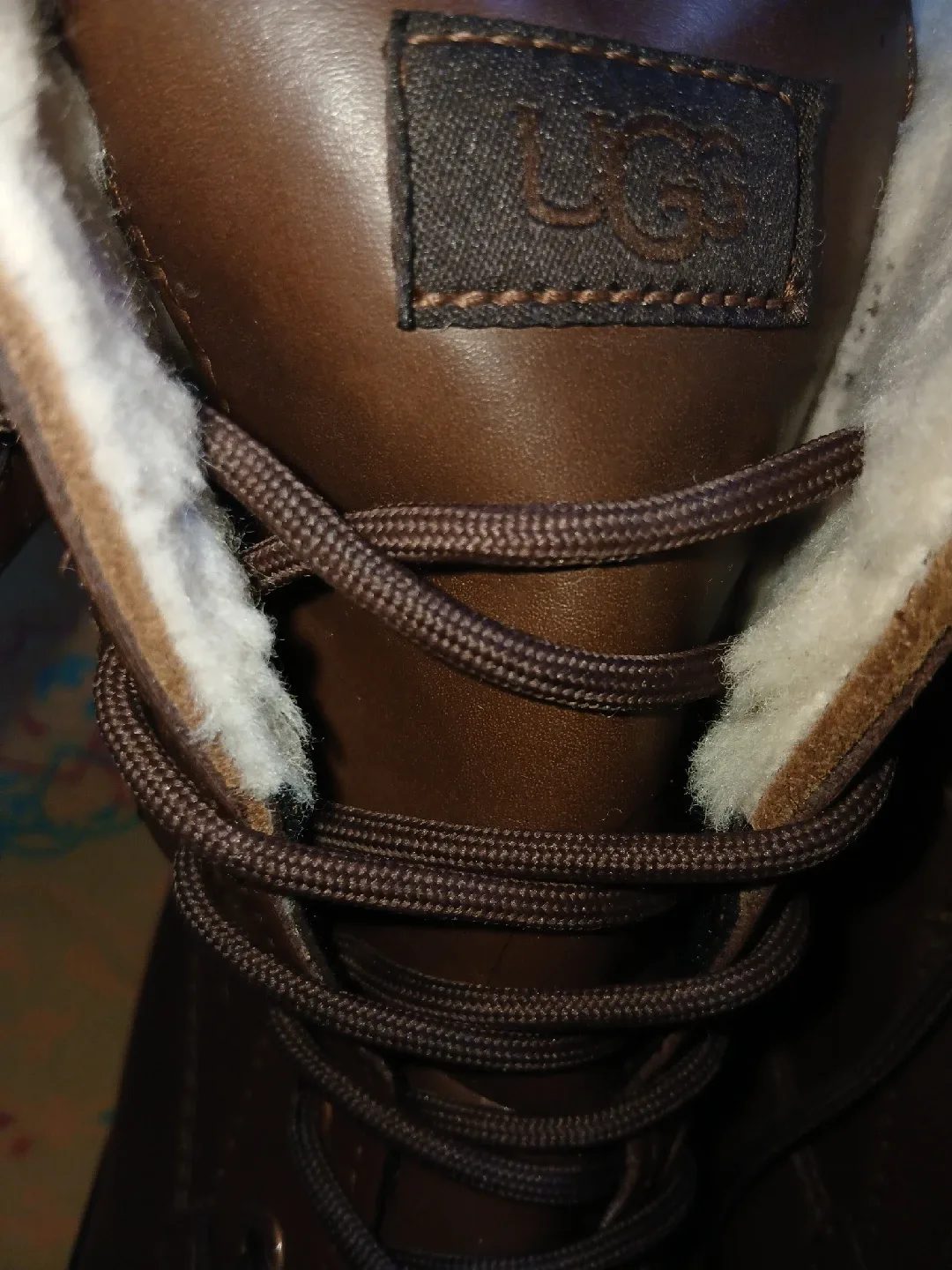 UGG Brown Leather Winter Boots image indicator(3)