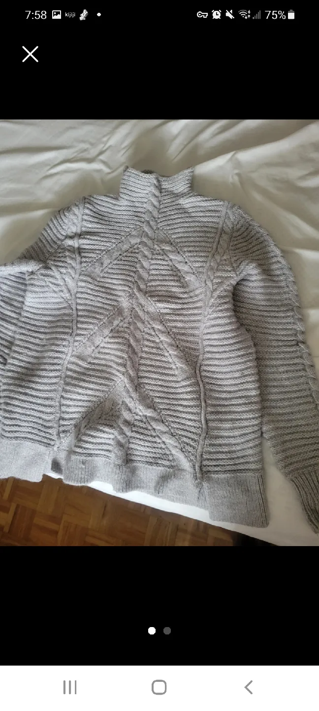 Gap Grey Knit Sweater - Size M