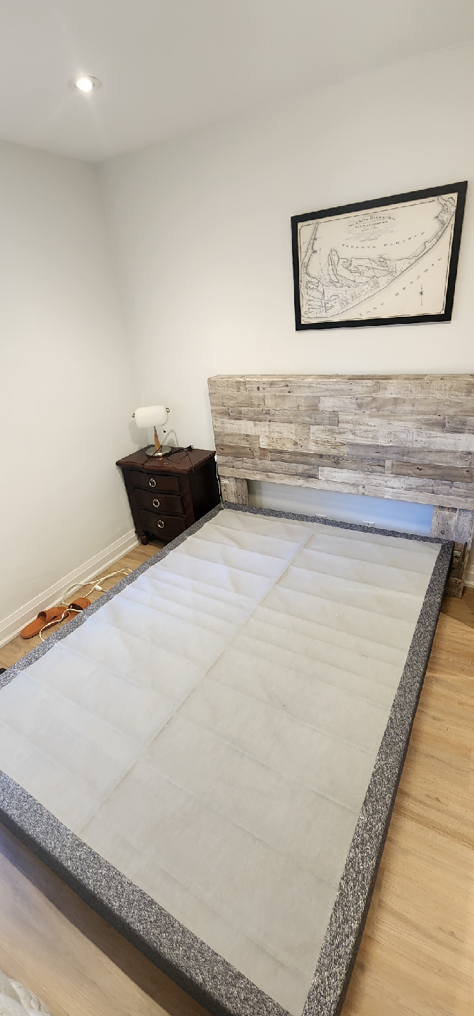 Queen Size Bed Frame with Headboard