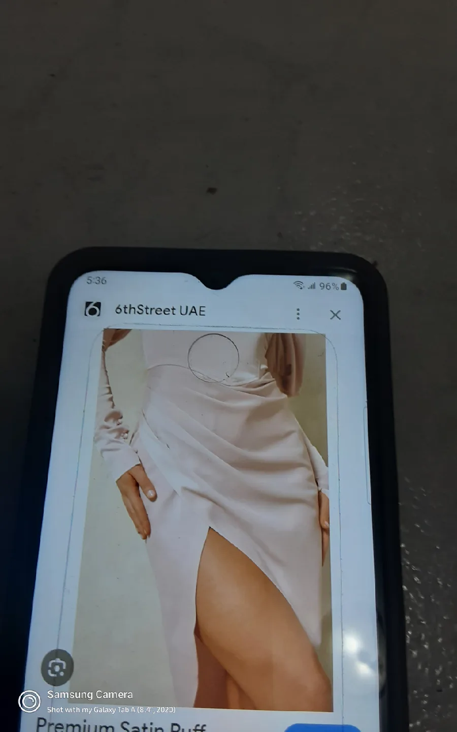 MissPap Premium Satin Puff Sleeve Drape Midi Dress - Size 10 image indicator(3)