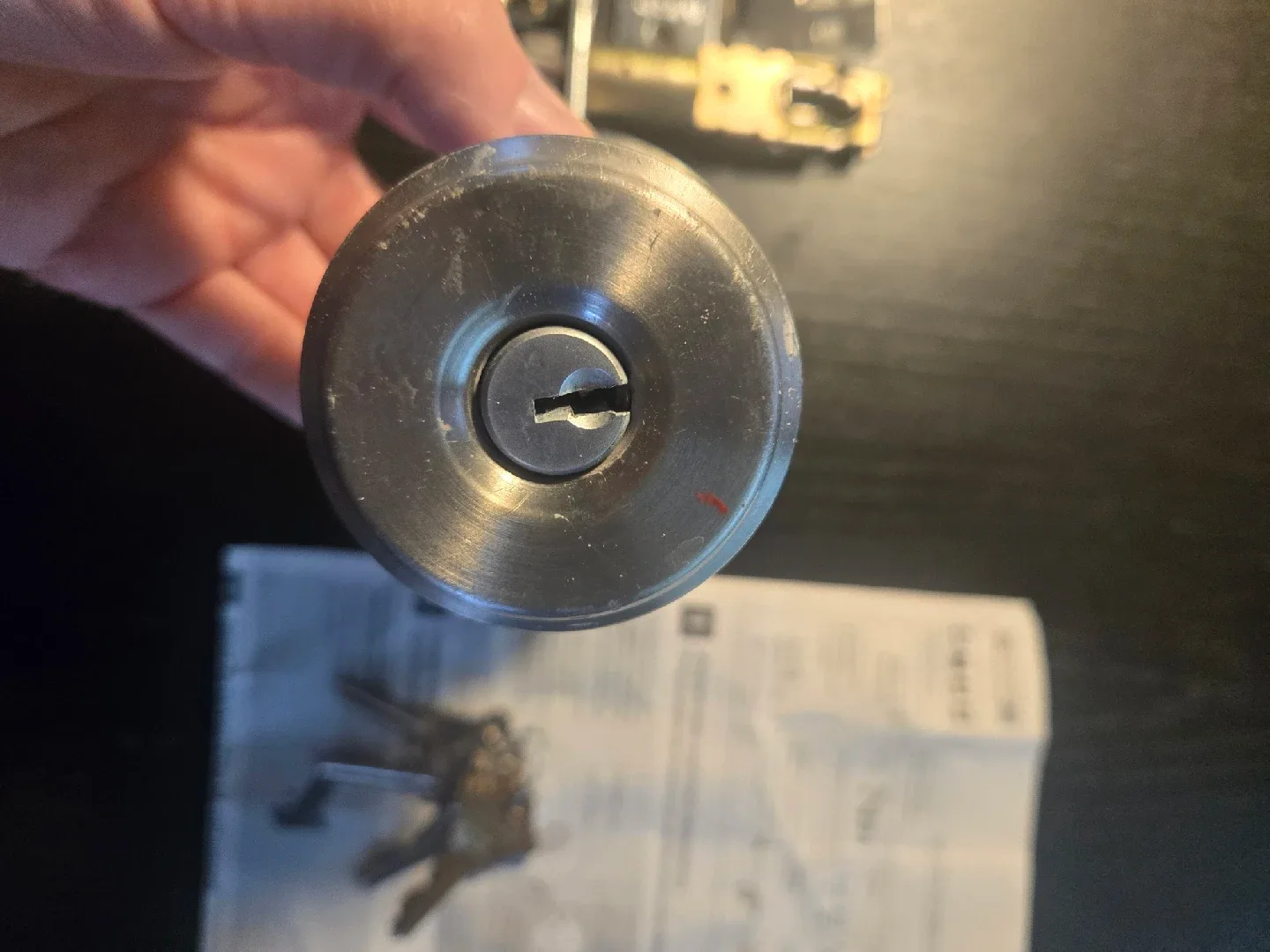 Door Knob Set with Keys image indicator(2)