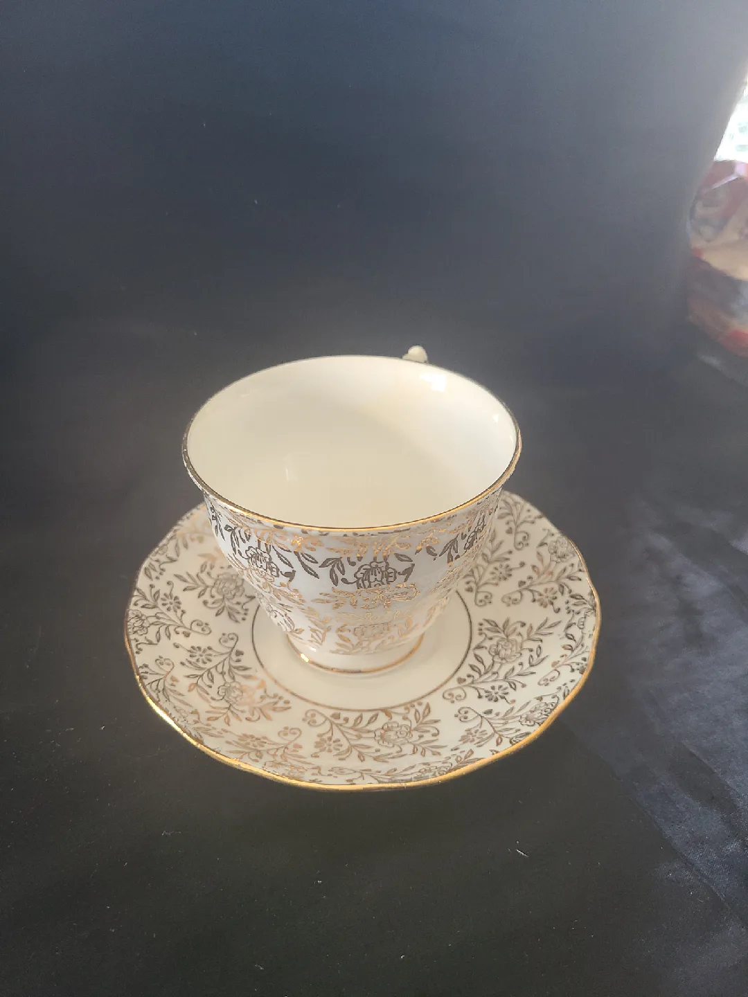 Queen Anne Teacup & Saucer Set thumbnail