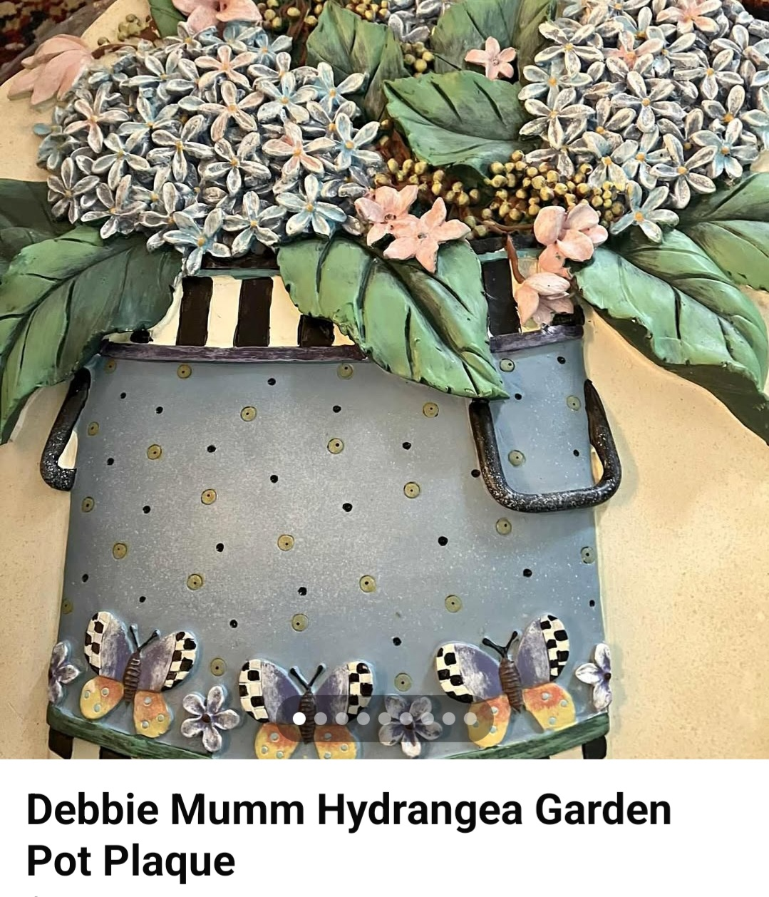 Debbie Mumm Hydrangea Garden Plot Plaque - photo 5