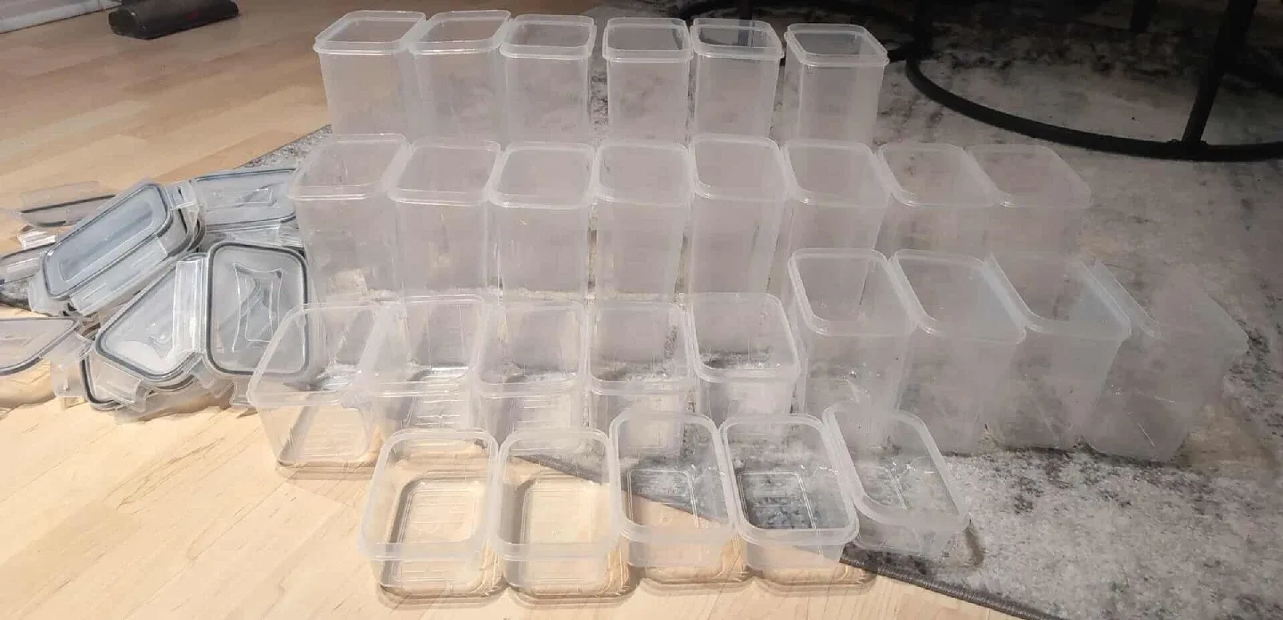 Clear Plastic Food Storage Containers
