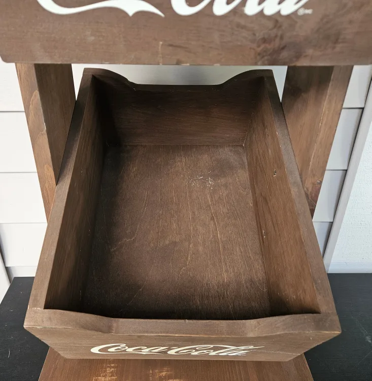 Coca Cola Wooden Display Case image indicator(6)
