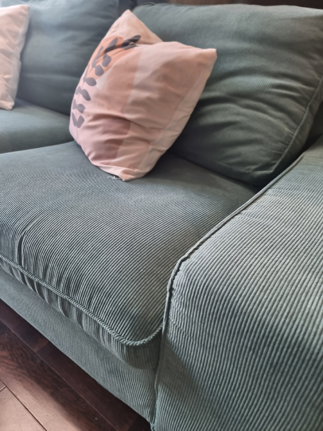 IKEA kivik sofa with Throw Pillows