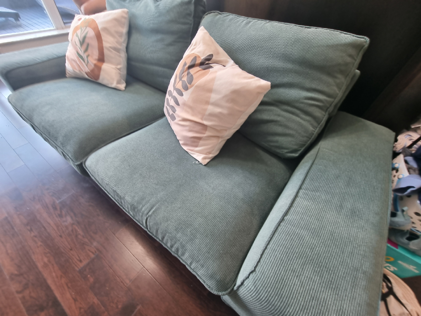 IKEA kivik sofa with Throw Pillows - photo 2