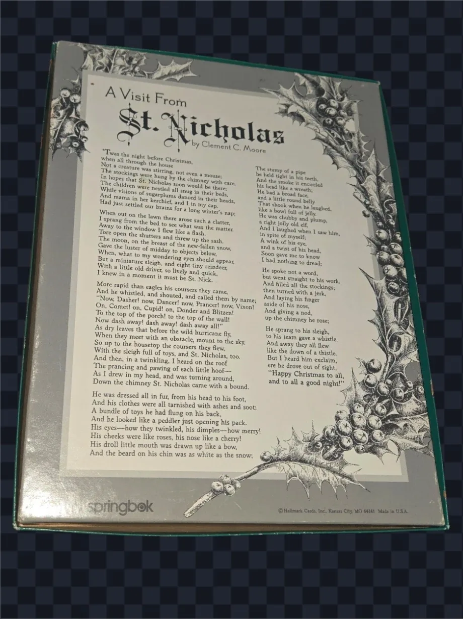 "A Visit From St. Nicholas" Puzzle by Clement C. Moore image indicator(2)