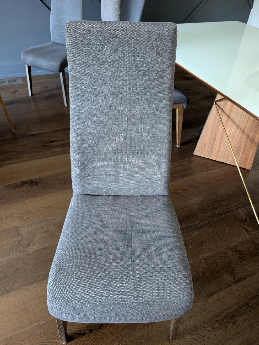 6 Grey Upholstered Dining Chairs image indicator(3)
