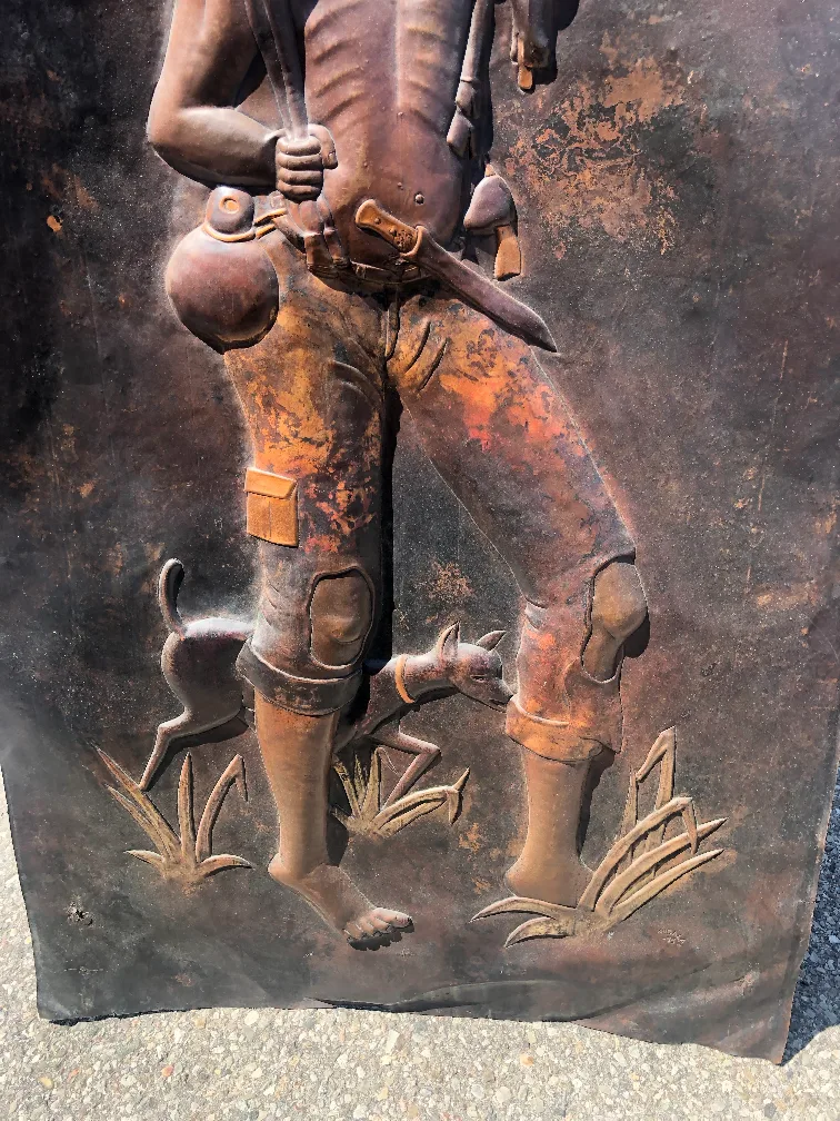 ANDALA (artist), copper  African Hunter image indicator(3)